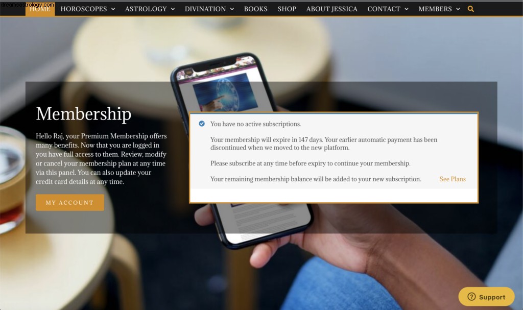 Jessica Adams Website Update: New Site Launch & Membership Information