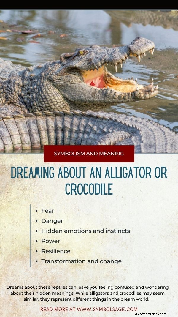 Unpacking the Symbolism of Dreaming About Alligators and Crocodiles