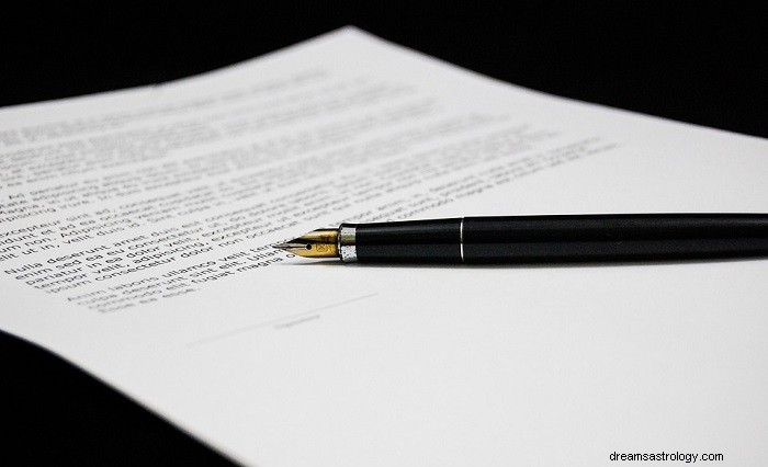 Interpreting Dreams: The Significance of Seeing a Document