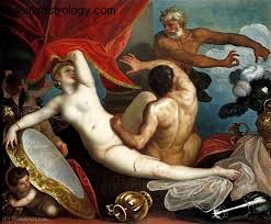 Venuše, Cupido, Mars, Vulcanus a Psyché 