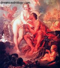 Venus, Cupido, Mars, Vulcanus und Psyche 