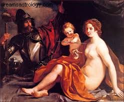 Venus, Cupido, Mars, Vulcanus og Psyche 