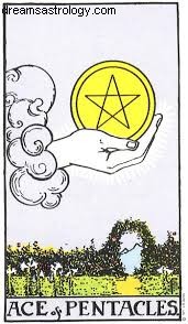 As de Pentacles au Tarot 