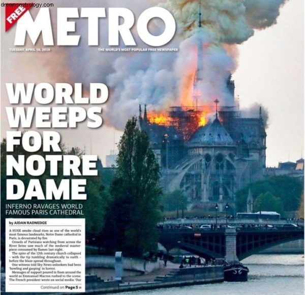 Come Nostradamus predisse l incendio di Notre Dame 