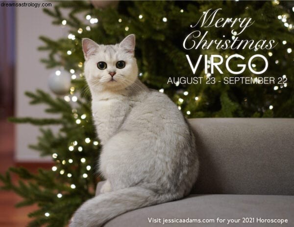 Postales navideñas de astrología animal 