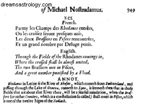 Nostradamus, Covid a varianta Omicron 