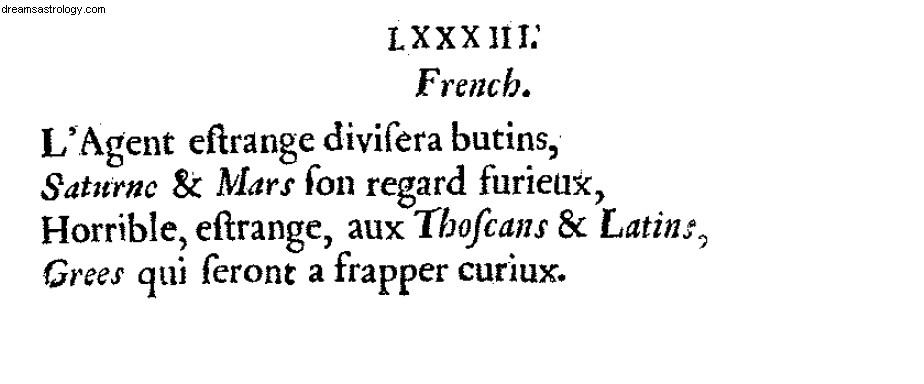 Nostradamus, Ukraine, Poutine et Russie 