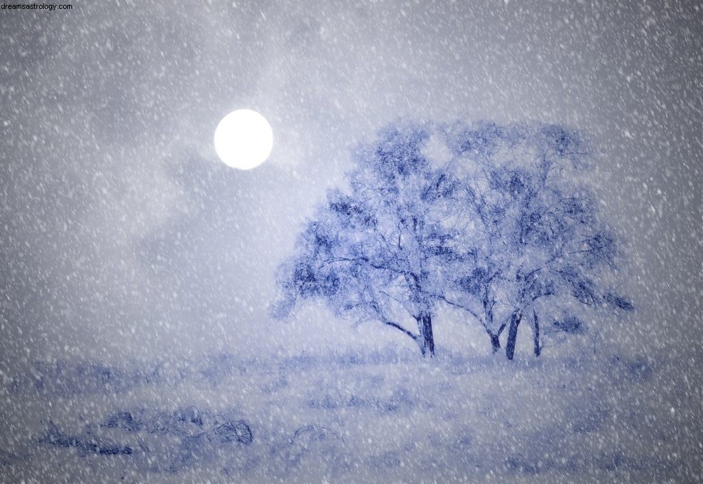Pleine Lune Vierge :Lune de neige 