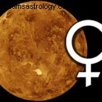 太陽の中心にある金星 