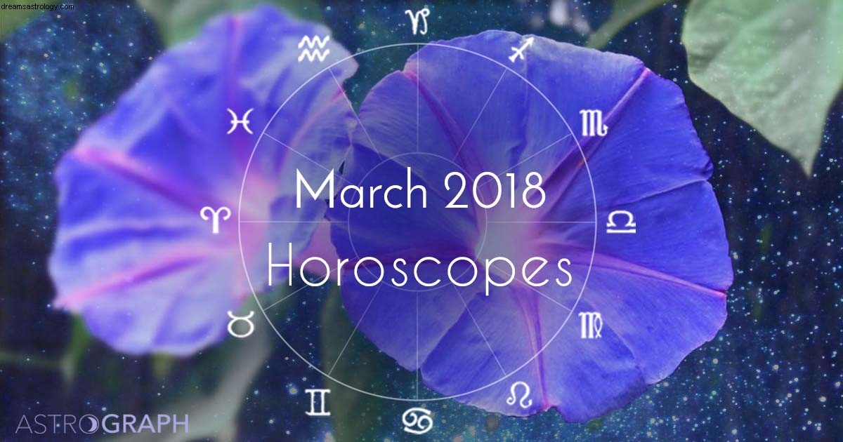 Horóscopos do signo solar para março 