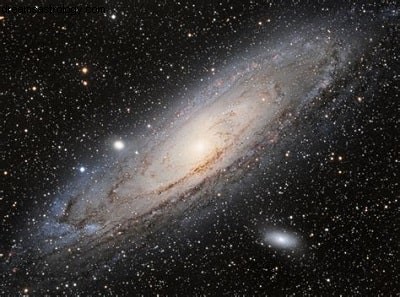 Uranus und das Sternbild Andromeda 