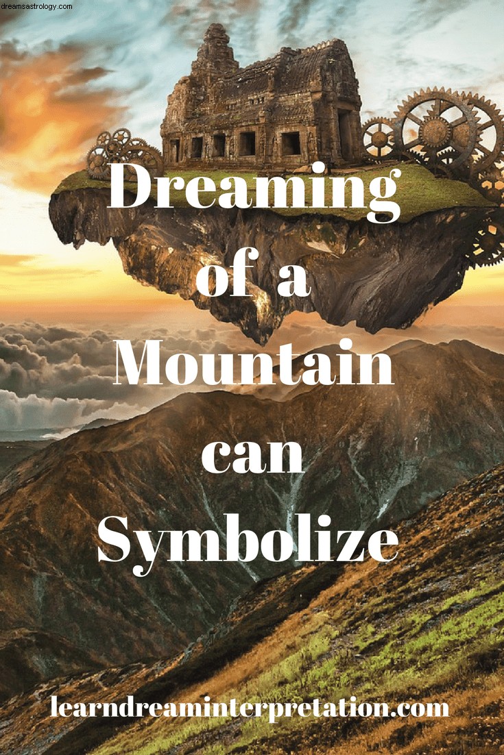 Simbolo del sogno di montagna 
