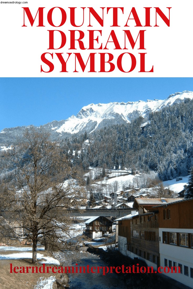 Symbole de rêve de montagne 