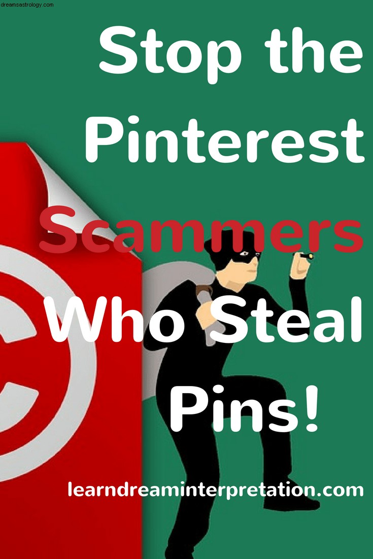 Detenga a los estafadores de Pinterest que roban pines 