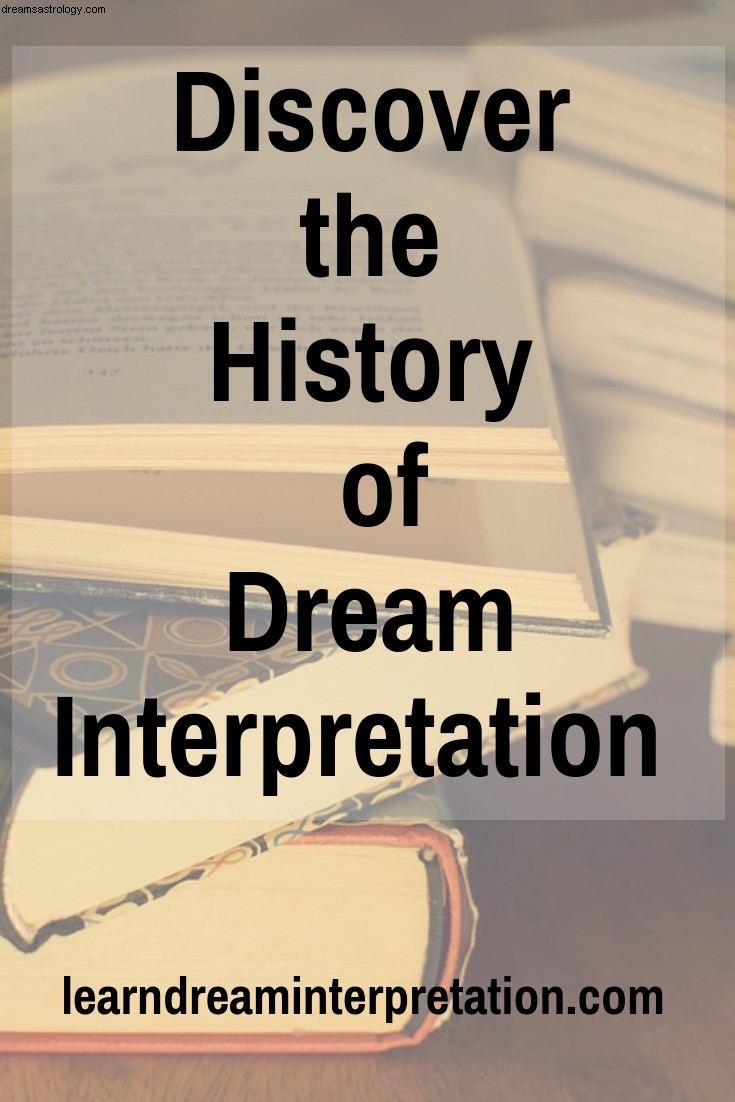 Breve historia de la interpretación de los sueños 