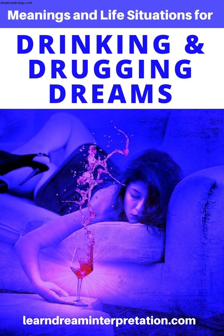 Sueños de beber y drogarse 