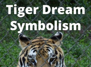 Significados de los sueños y símbolos del tigre 