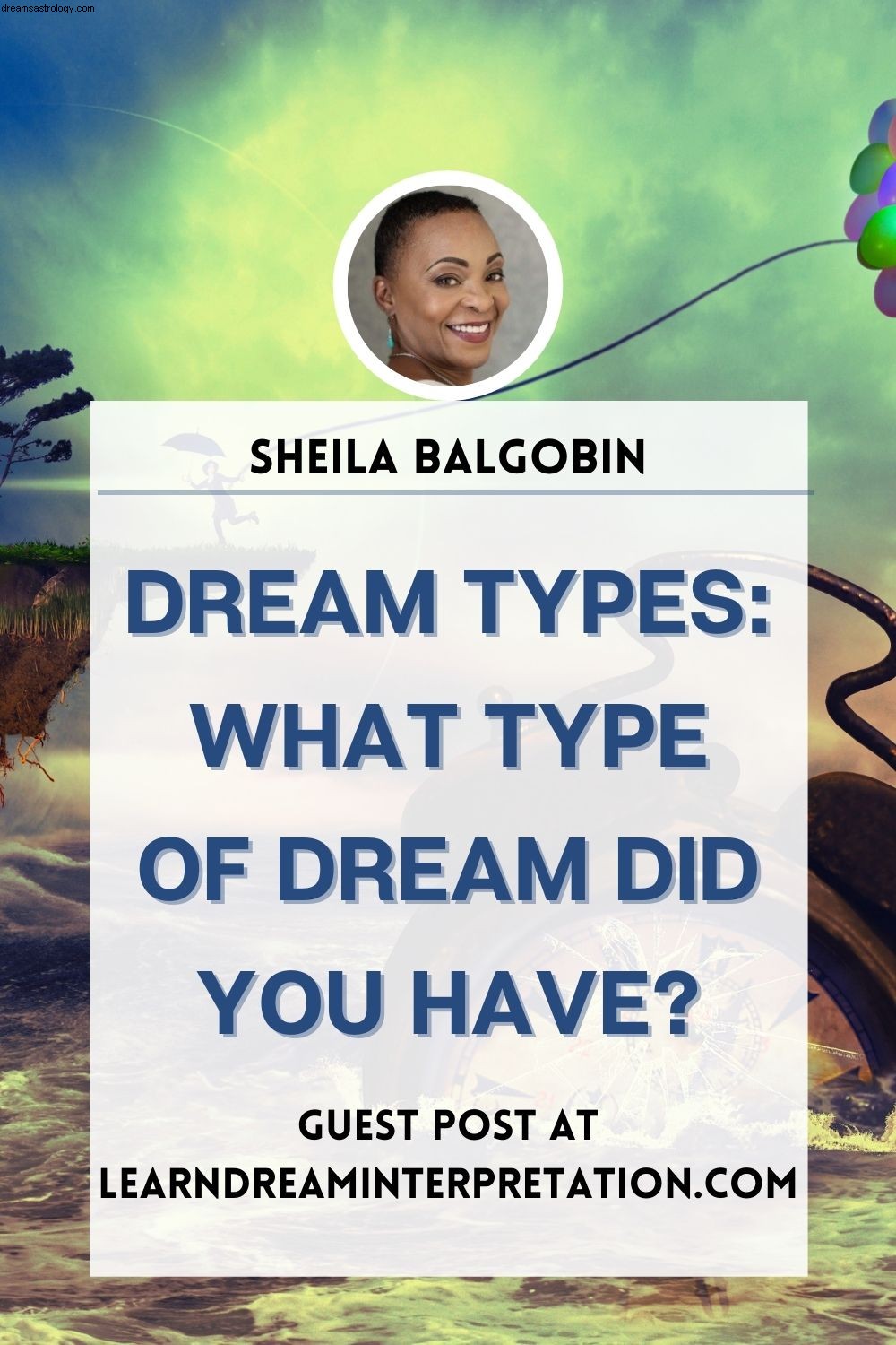 Tipos de sonho:que tipo de sonho você teve? 