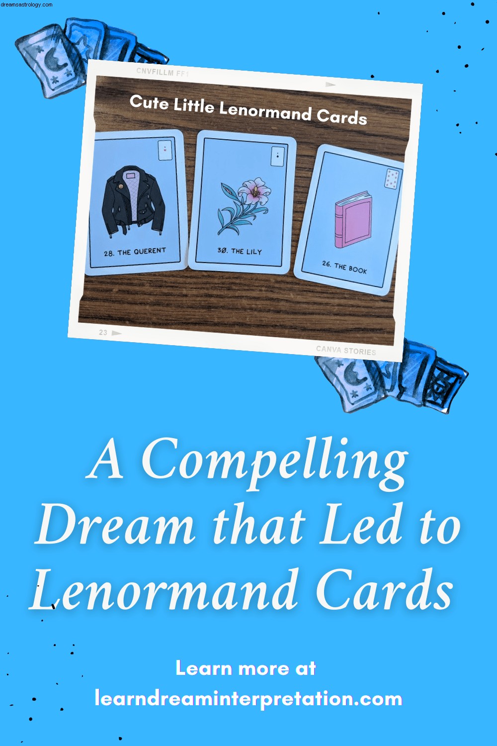 Drøm, der førte til Lenormand-kort 