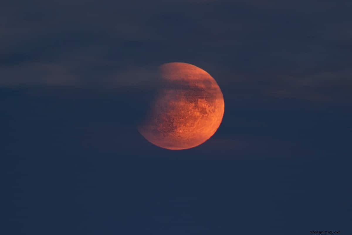 De Volle Maan van November in Stier wordt een zeldzame Bloedmaan 