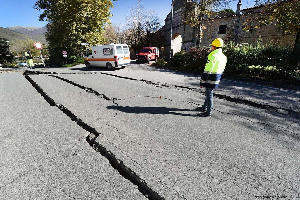 Aardbeving - Droombetekenis en symboliek 