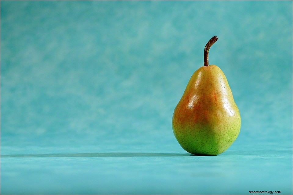 Vad betyder det att drömma om ett päron? 