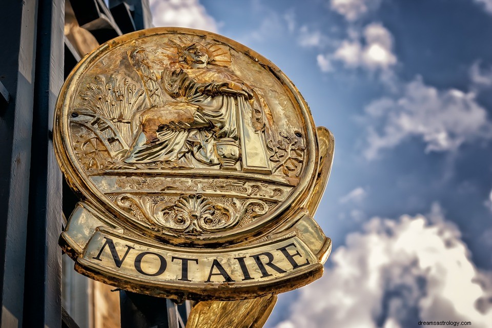 Notarie – drömmening och tolkning 