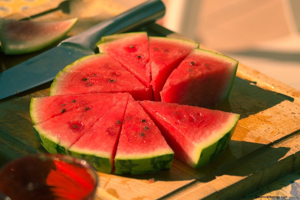 Watermeloen in een droom - Betekenis en symboliek 