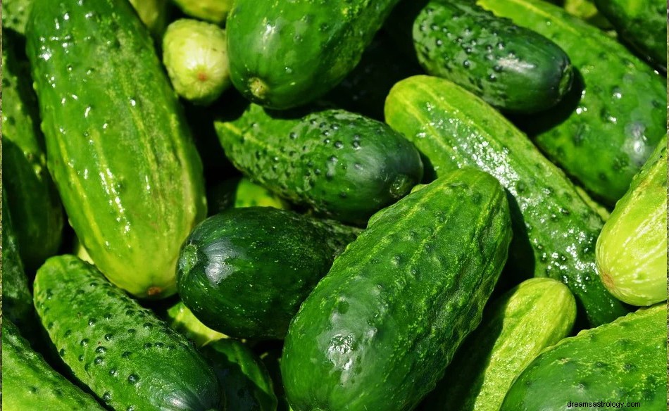 Wat betekent het om van een komkommer te dromen? 