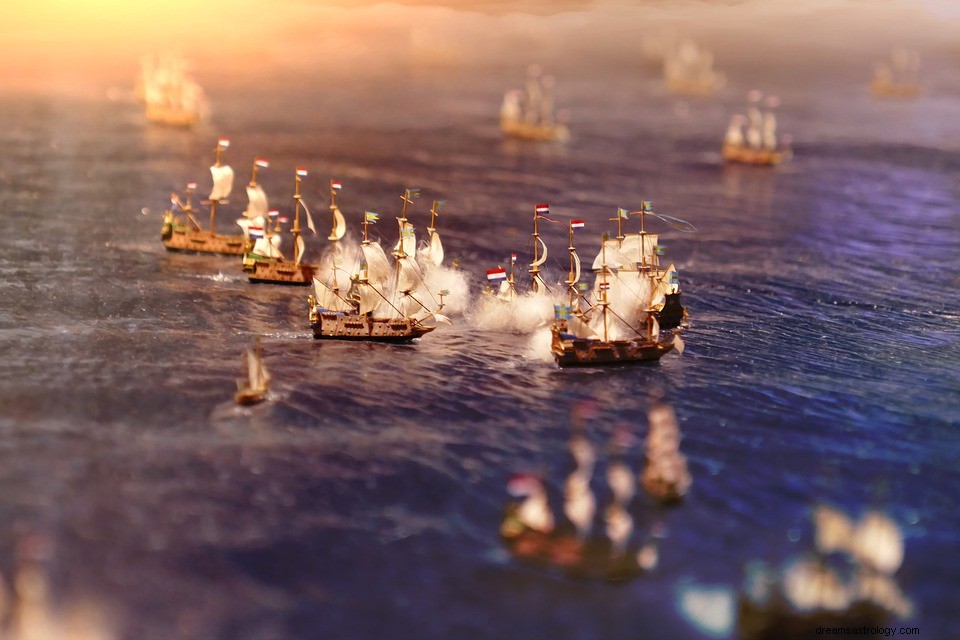 Co to znaczy marzyć o bitwie morskiej? 