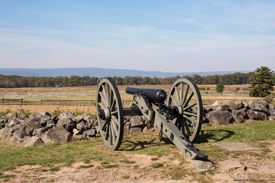 Cannon - Drømmebetydning og -fortolkning 