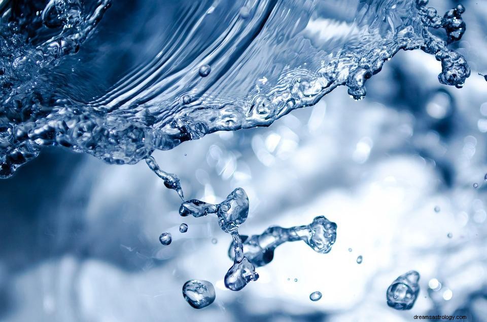 Vatten i en dröm – mening och förklaring 