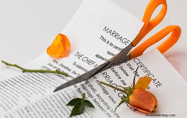 Sogni di divorzio:interpretazione e significato 