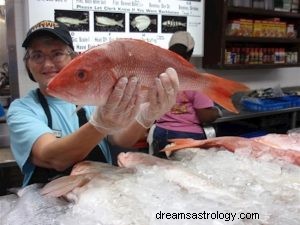O que significa um peixe de compra em seu sonho? 