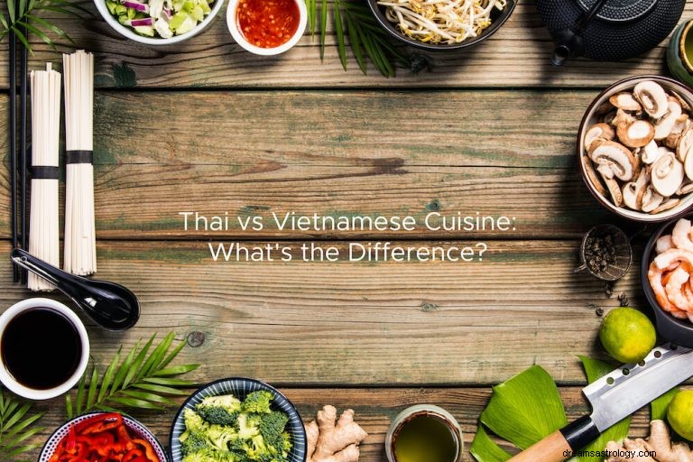 A culinária vietnamita é semelhante à culinária tailandesa? 