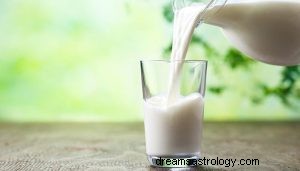 Vad betyder det att drömma om mjölk? 