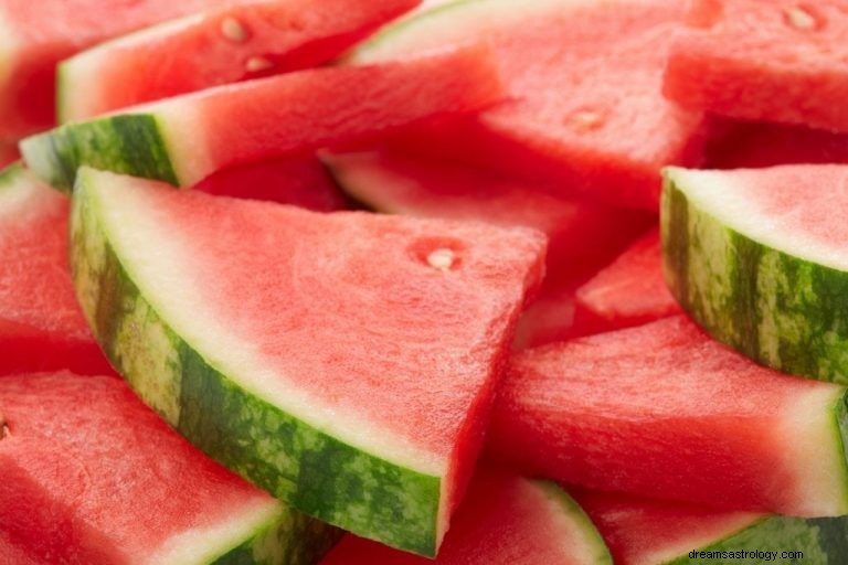 Vad betyder det att drömma om vattenmelon? 