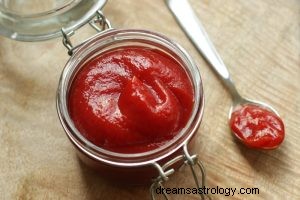 Hva betyr det å drømme om ketchup? 