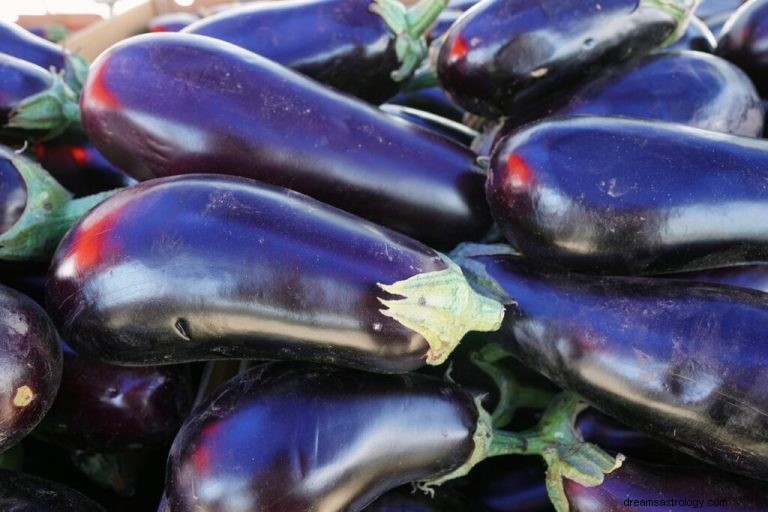 Wat betekent dromen over aubergine? 