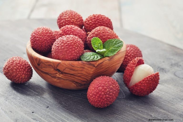 Hva betyr det å drømme om litchi? 