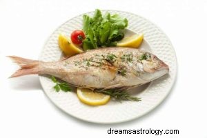 Wat betekent dromen over het eten van vis? 