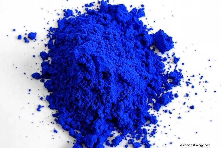 Was bedeutet es, über blaue Farbe zu träumen? 