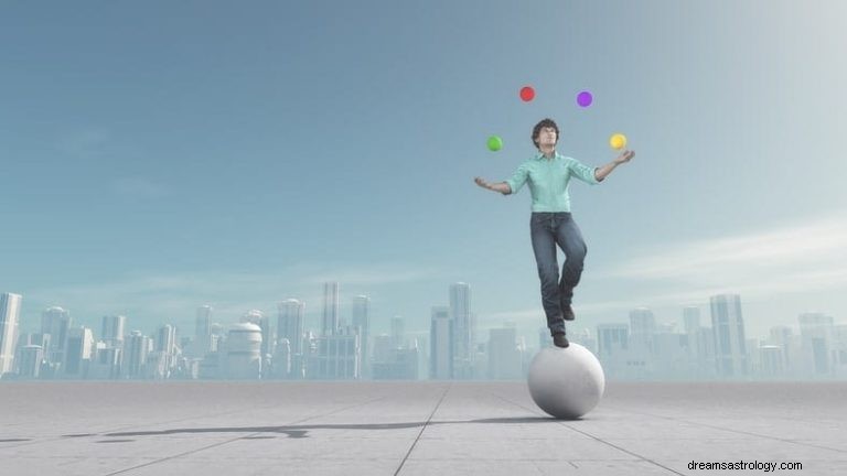 Vad betyder det att drömma om jonglering? 