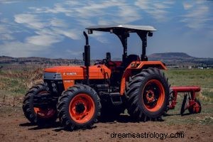Vad betyder det att drömma om en traktor? 