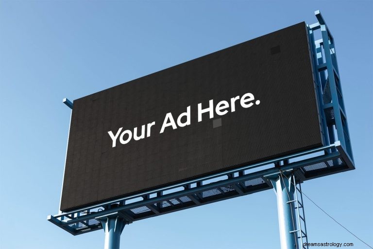 Vad betyder det att drömma om reklam? 