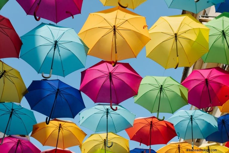 Wat betekent dromen over paraplu 