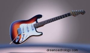 Wat betekent dromen over een elektrische gitaar? 