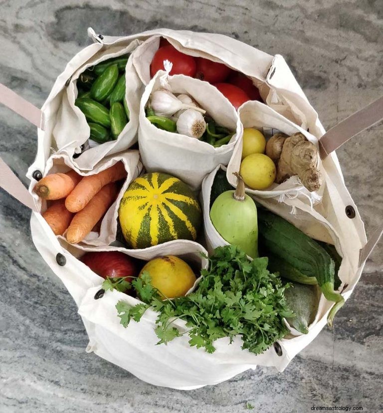 ¿Qué significa soñar con una bolsa llena de vegetales? 