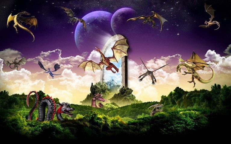 Fantasi och mytiska varelser:Andedjur, totem, symbolik och mening 