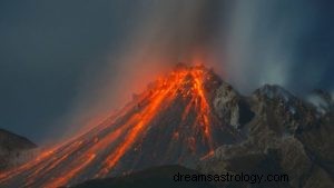 Hva betyr det å drømme om vulkan? 